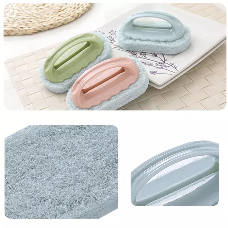 Plastic Cleaning Brush, Wall Sponge Brush, Strong Scouring Plastic Handle Washing Cleaning Brush, Strong Decontamination Bath Brush, Bathroom Kitchen Cleaning Brush Plastic Cleaning Brush, Wall Sponge Brush, Strong Scouring Plastic Handle Washing Cleaning Brush, Strong Decontamination Bath Brush, Bathroom Kitchen Cleaning Brush